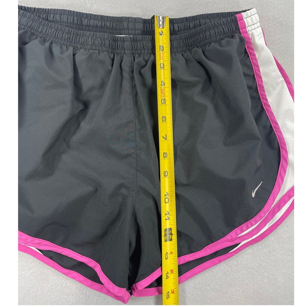 Nike Womens Shorts Dri-Fit Tempo Black Pink Large - Picture 6 of 8